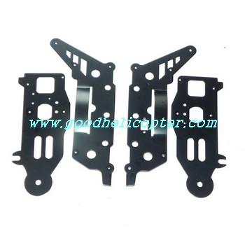 egofly-lt-711 helicopter parts black color metal main frame set 4pcs